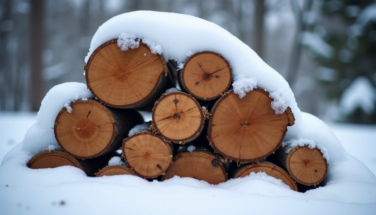 Quelle quantité de bois prévoir en stères pour passer un hiver au chaud ?