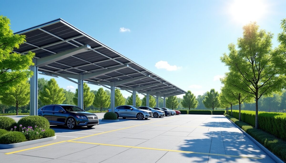 Ombrières photovoltaïques : Transformer votre parking en source d’énergie solaire efficace