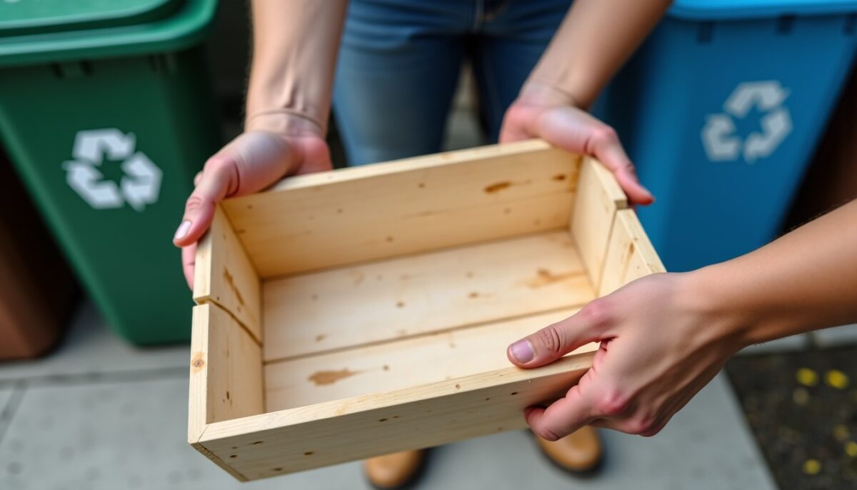 Comment trier les cagettes en bois : dans quelle poubelle les déposer ?