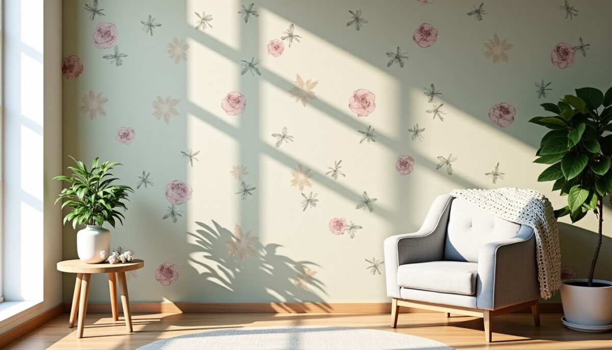 Papier peint floral et harmonie intérieure : faire entrer la nature dans votre maison pour un bien-être optimal